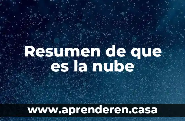 Que es la mesosfera resumen 7 Resumen de que es la nube