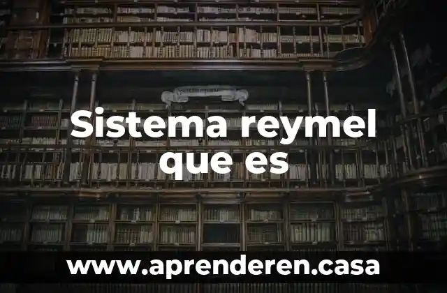 Sistema reymel que es
