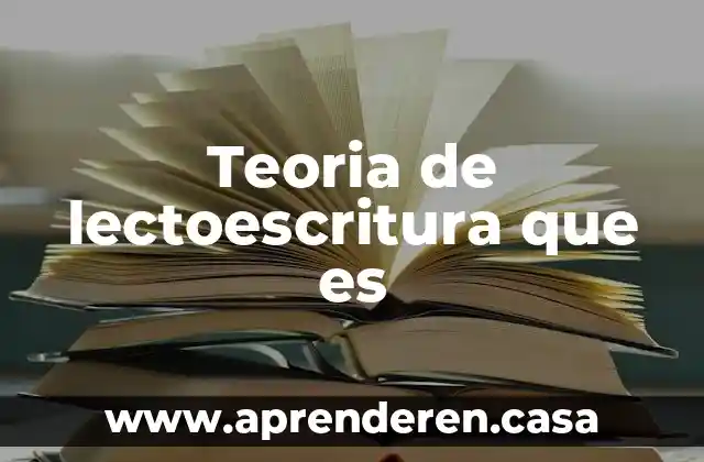 Que es la teoria de los tres estados 5 Teoria de lectoescritura que es