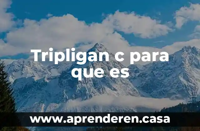 Qué es pancreatitis aguda baltazar c 6 Tripligan c para que es